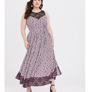 Torrid Lace Floral Maxi